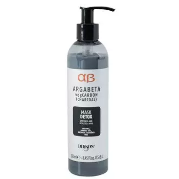 Dikson Mask Detox Маска с растительным углем маслами лаванды и иланг-иланга для волос подверженных стрессу 250мл