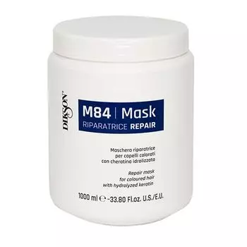 Dikson Mask Repair M84 Маска восстанавливающая для окрашенных волос с гидролизированным кератином 1000мл