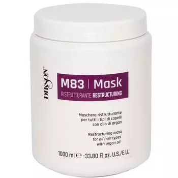 Dikson Mask Ristrutturante M83 Восстанавливающая маска для всех типов волос с аргановым маслом 1000мл