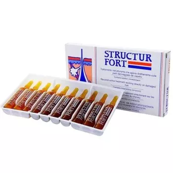 Dikson Structur Fort Ампульное средство для восстановления безжизненных, ослабленных волос 10*12мл