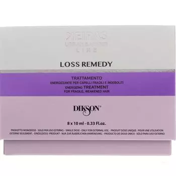Dikson Trattamento Loss Remedy Hair Ампульный комплекс от выпадения волос 8х10мл