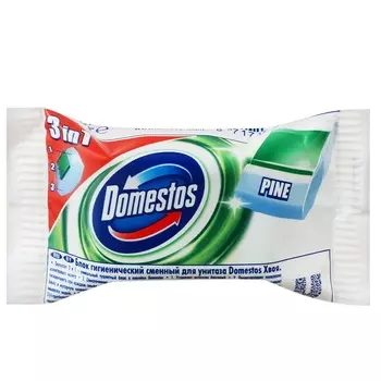 Domestos Сменный Гигиенический блок для унитаза Хвоя 40г