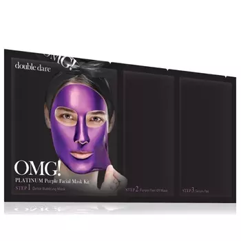 Double Dare OMG! Platinum трехкомпонентный комплекс масок ГЛУБОКОЕ УВЛАЖНЕНИЕ И РЕЛАКС
