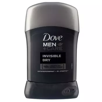 Dove Антиперспирант карандаш Экстразащита без белых следов мужской 50мл