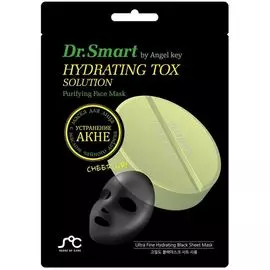 Dr smart Маска тканевая для проблемной кожи лица с маслом чайного дерева N1