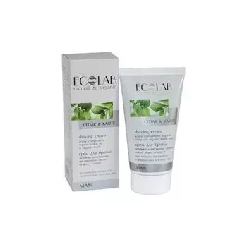 ECOLAB Крем для бритья Кедр и карите 150 мл