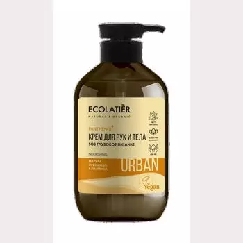 Ecolatier Urban Крем для рук и тела SOS Глубокое питание марула орех кукуи и пантенол 400 мл