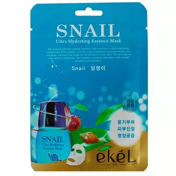 Ekel Маска тканевая с улиточным муцином 25гр