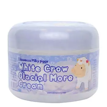 Elizavecca Крем для лица БЕЛАЯ ВОРОНА осветляющий White Crow Glacial More Cream 100 гр