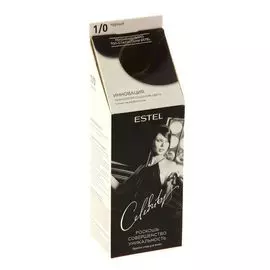 Estel Celebrity Краска-уход для волос тон 1/0 черный
