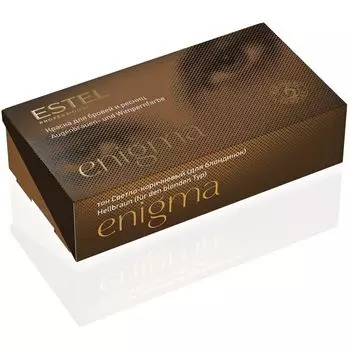 Estel Enigma Краска для бровей и ресниц тон Светло-коричневый, набор