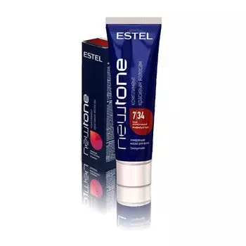 Estel Newtone Тонирующая маска для волос 7/34 Русый золотисто-медный 60мл