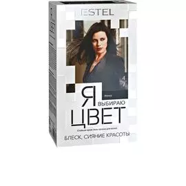 Estel Я выбираю цвет стойкая крем-гель краска тон 4/7 мокко