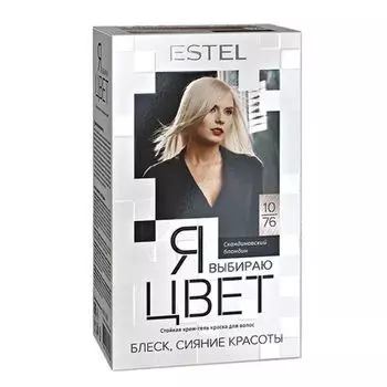 Estel Я выбираю цвет стойкая крем-гель краска тон 10/76 скандинавский блондин