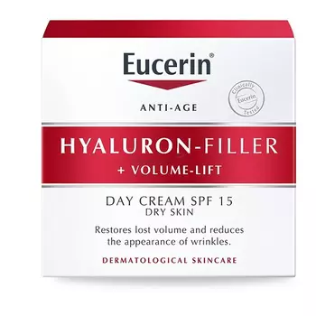 Eucerin Hyaluron-filler+Volume-lift крем для дневного ухода за сухой кожей 50мл