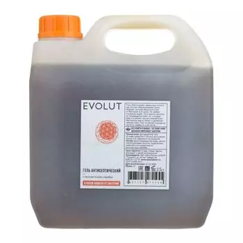 Evolut гель для рук антисептический с наночастицами серебра 3000мл