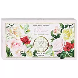Фьери Дея Роза мыло кусковое парфюмированное 2х125г коробка картон