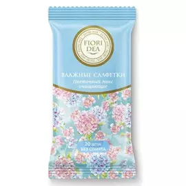Фьери Дея Салфетки влажные Цветочный микс №20