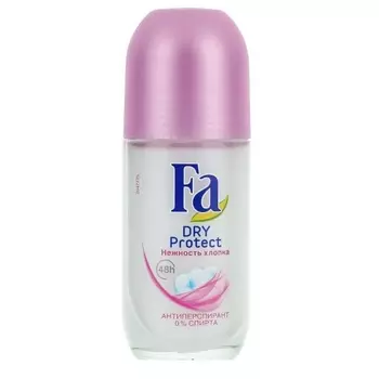 Fa Дезодорант-антиперспирант роликовый Dry Protect Нежность хлопка 50мл