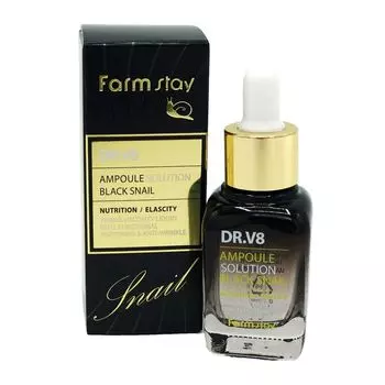 FarmStay Ампульная сыворотка с муцином черной улитки 30мл