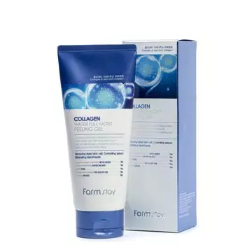 FarmStay Гель отшелушивающий увлажняющий с коллагеном 180мл
