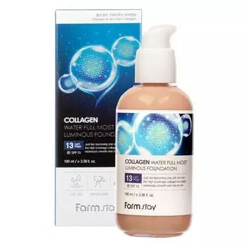FarmStay Коллагеновый тональный крем с эффектом сияния SPF15 тон 13 100мл