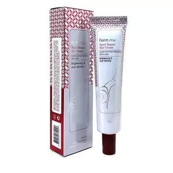 FarmStay Крем для глаз восстанавливающий с муцином улитки 40г