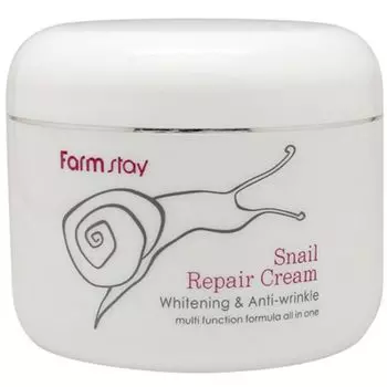 FarmStay Крем для лица восстанавливающий с муцином улитки 100г
