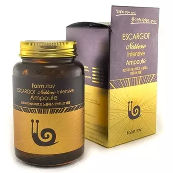 FarmStay Многофункциональное ампульное средство с экстрактом улитки 250мл