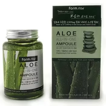 FarmStay Многофункциональное ампульное средство с экстрактом алоэ 250мл