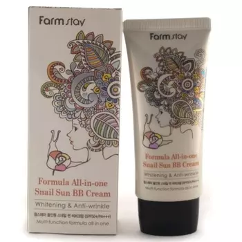 FarmStay Многофункциональный ББ крем с экстрактом улитки SPF50+/PA+++ 50мл