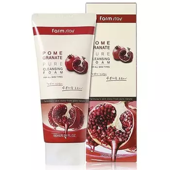 FarmStay Пенка очищающая с экстрактом граната 180мл