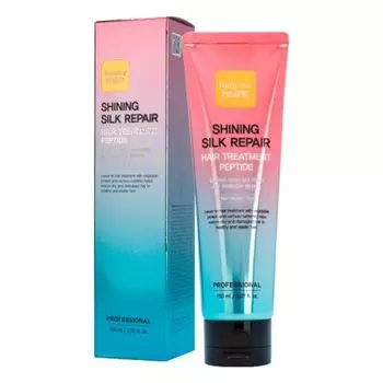 FarmStay Восстанавливающая маска для сияния и блеска волос с пептидами 150мл