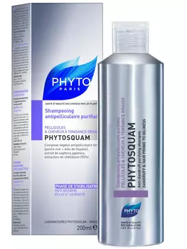 Фитосольба/Phyto Фитосквам Шампунь от перхоти очищающий 200 мл