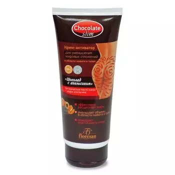 Floresan Chocolate Slim Крем-активатор для уменьшения жировых отложений Шоколад с апельсином 200мл