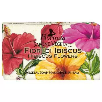 Florinda мыло Ария Цветов Fiori Di Ibiscus Цветок Гибискуса 100г