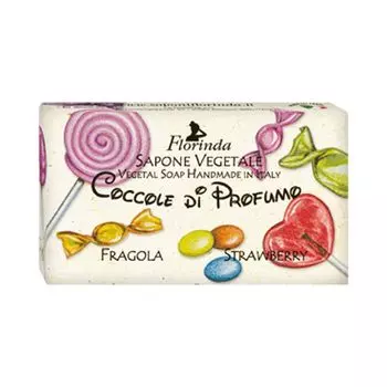 Florinda мыло Аромат Детства Fragola Земляника 100г