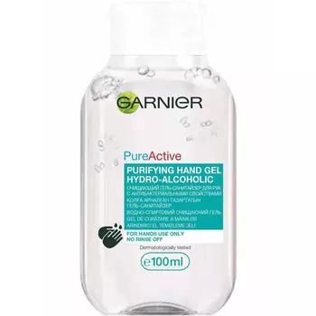 Garnier Очищающий гель-санитайзер для рук с антибактериальными свойствами 100мл