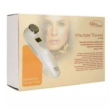 Gezatone косметический комбайн ультра-тоник для ультразвукового массажа и электромиостимуляции m115