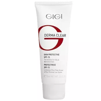 GIGI Derma Clear Cream Protective SPF-15 Крем увлажняющий защитный SPF 15 75 мл