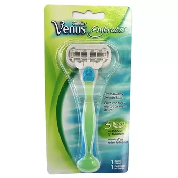 Gillette Бритвенный станок женский Venus Embrace+1 сменная кассета