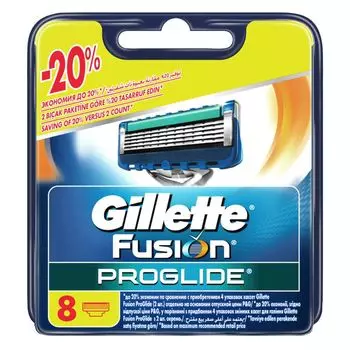 Gillette Fusion ProGlide сменные кассеты 8 шт