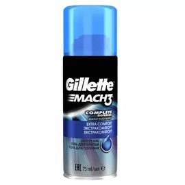 Gillette Экстракомфорт Mach 3 гель для бритья успокаивающий кожу 75 мл