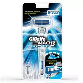 Gillette Mach 3 turbo бритва со сменной кассетой №1
