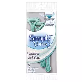 Gillette Simply Venus 2 Satin Care станки одноразовые 2 шт