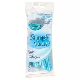 Gillette Simply Venus 2 Satin Care станки одноразовые 4 шт