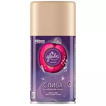 Glade Освежитель воздуха Automatic сменный баллон Слива в заводном танце 269мл