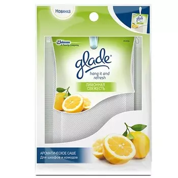 Glade Саше ароматическое Hang it and Refresh Лимонная свежесть 8гр