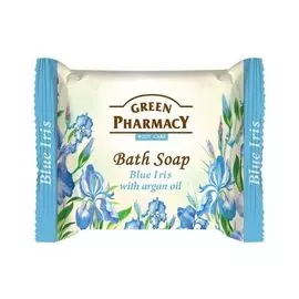 Green Pharmacy Туалетное мыло голубой ирис с аргановым маслом 100г