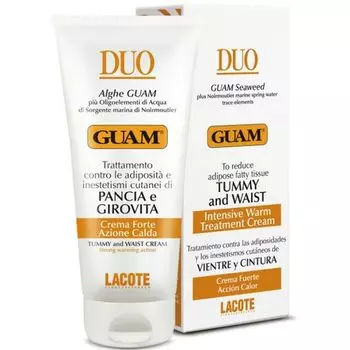 Гуам (Guam) Крем для живота и талии с разогревающим эффектом DUO 150 мл